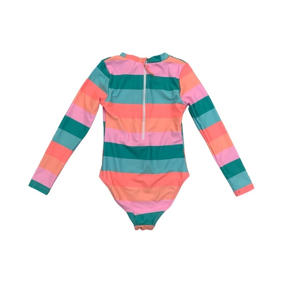 Snapper Rock Long Sleeve Rashguard Swimsuit Size 6 NWT - Picture 2 of 3